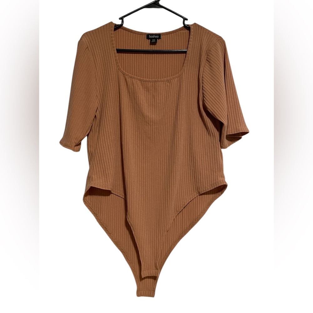 Boohoo Ribbed Bodysuit